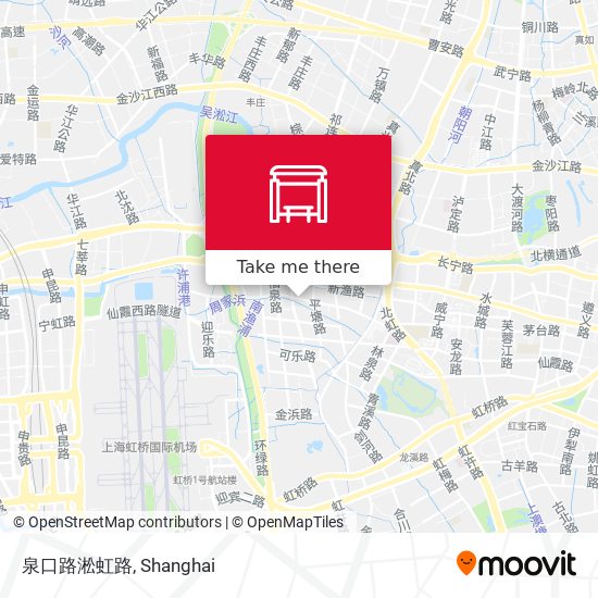 泉口路淞虹路 map