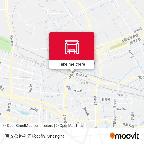 宝安公路外青松公路 map