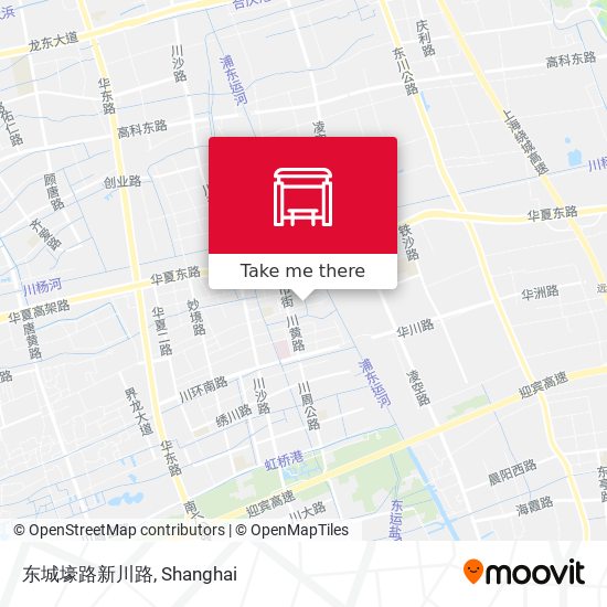 东城壕路新川路 map