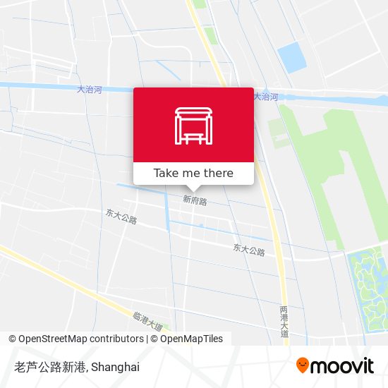 老芦公路新港 map