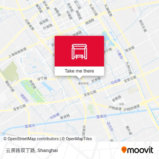 云屏路双丁路 map