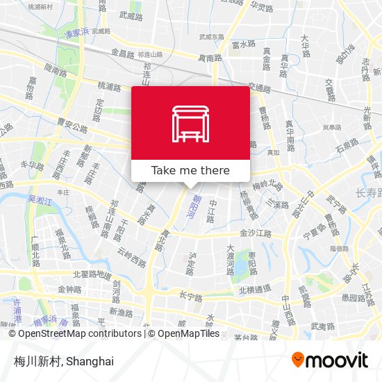 梅川新村 map