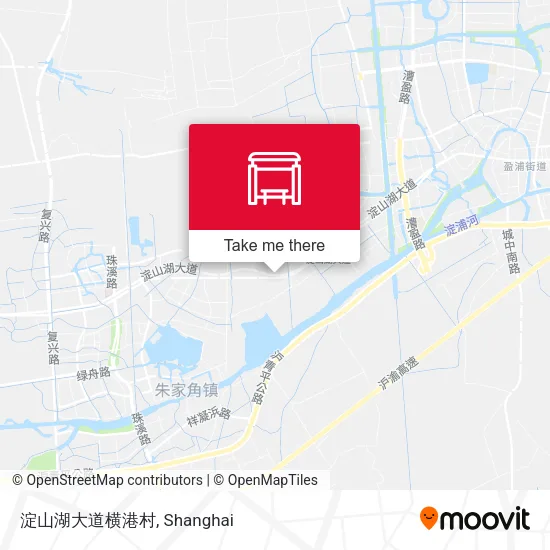 淀山湖大道横港村 map