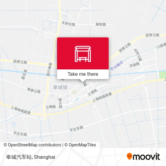 奉城汽车站 map