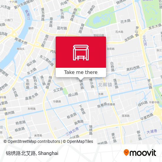 锦绣路北艾路 map
