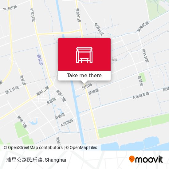 浦星公路民乐路 map