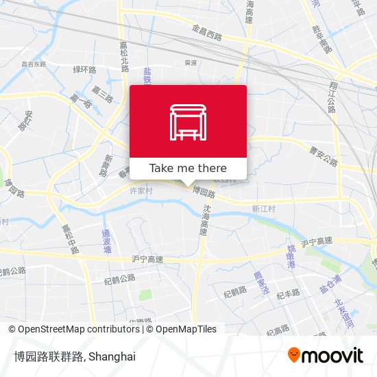 博园路联群路 map