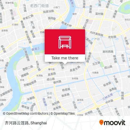 齐河路云莲路 map