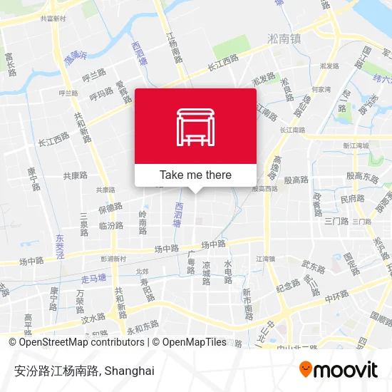 安汾路江杨南路 map