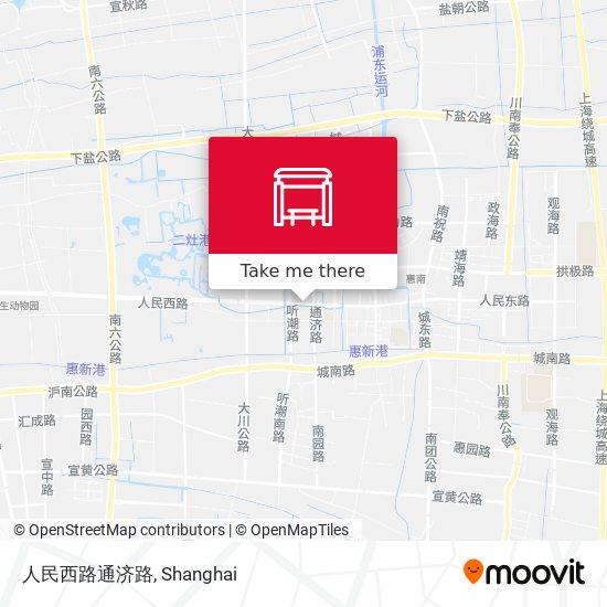 人民西路通济路 map