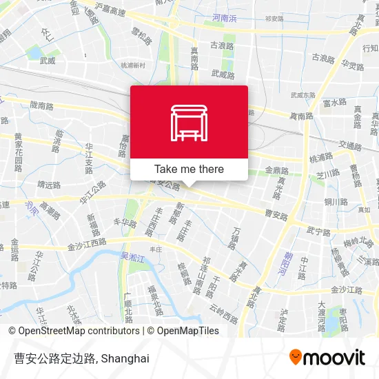 曹安公路定边路 map