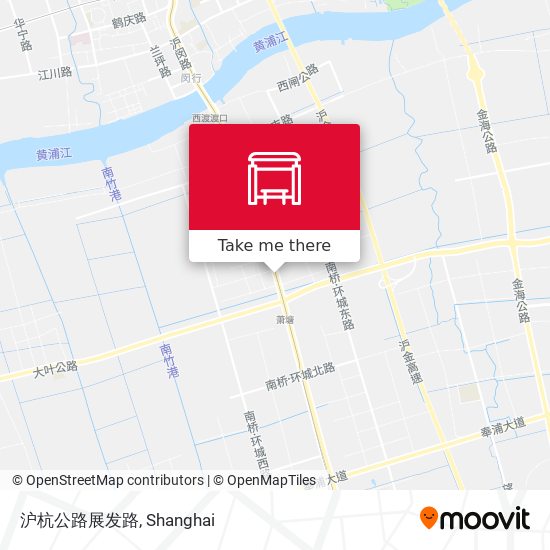 沪杭公路展发路 map