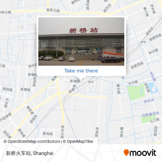新桥火车站 map