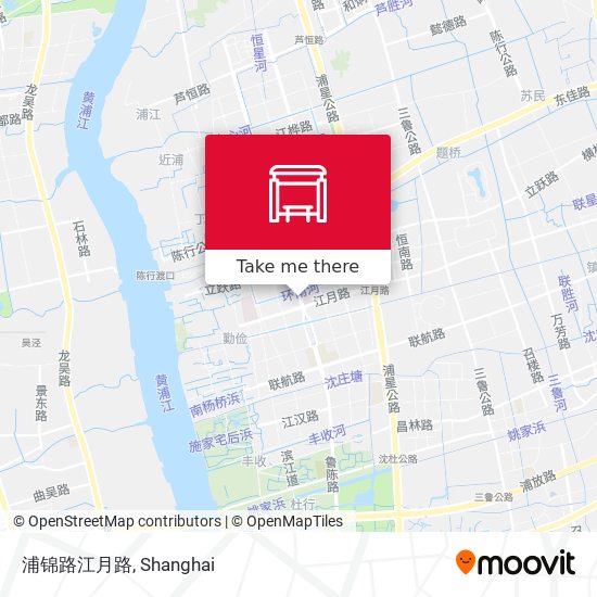 浦锦路江月路 map