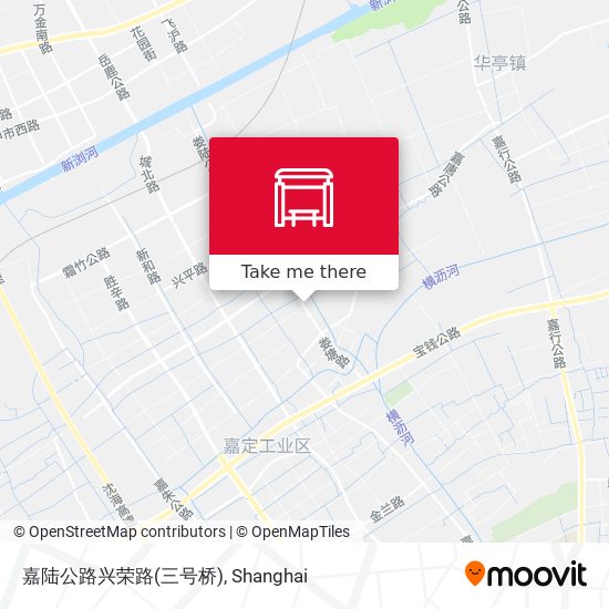 嘉陆公路兴荣路(三号桥) map