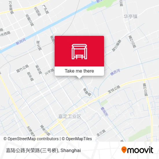 嘉陆公路兴荣路(三号桥) map