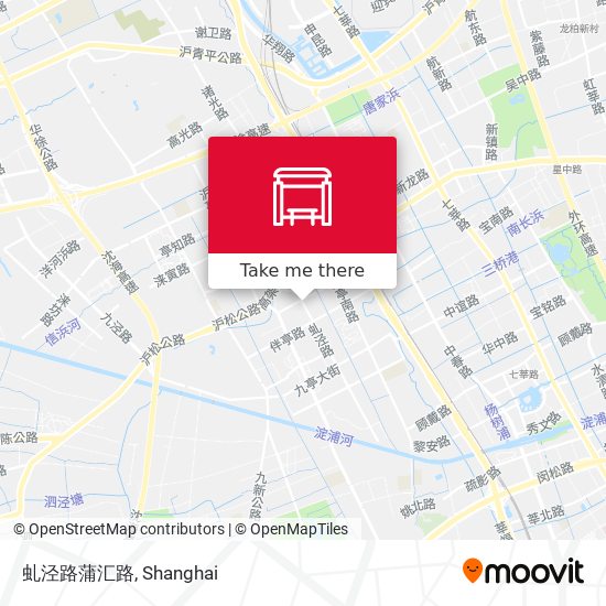 虬泾路蒲汇路 map