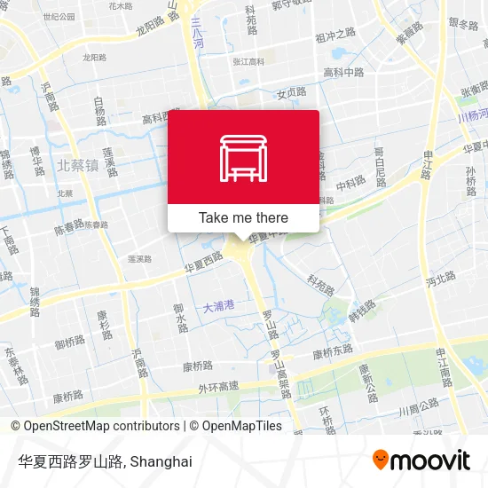 华夏西路罗山路 map