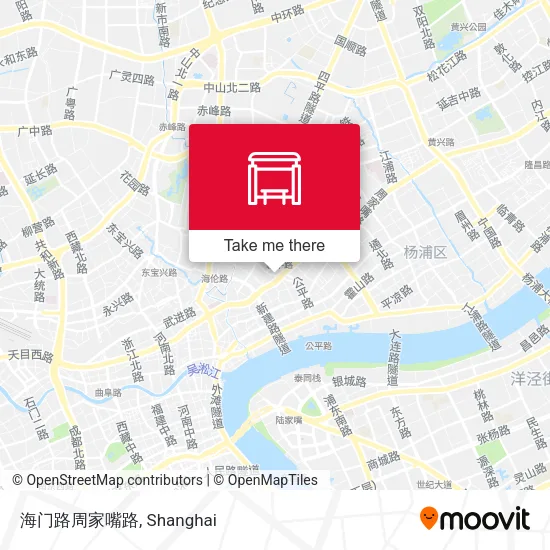 海门路周家嘴路 map