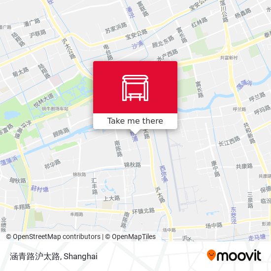 涵青路沪太路 map