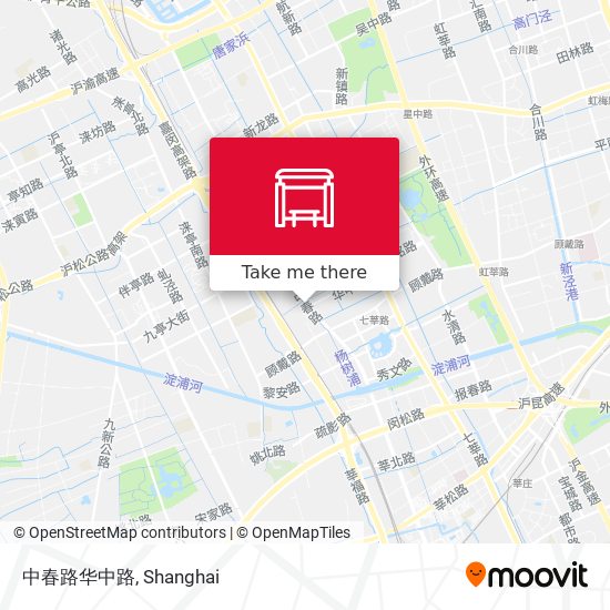 中春路华中路 map