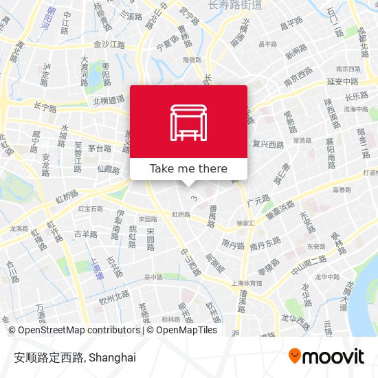 安顺路定西路 map