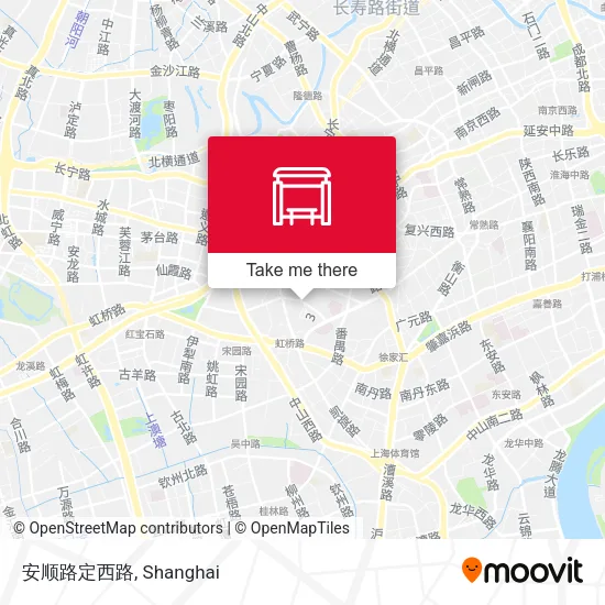 安顺路定西路 map
