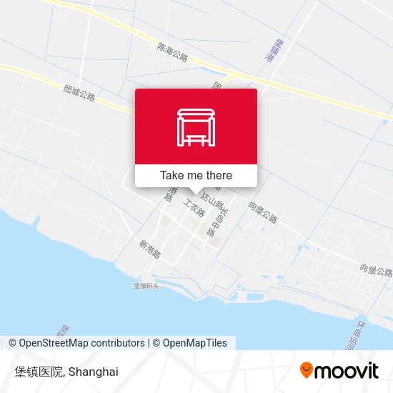 堡镇医院 map