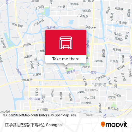 江学路思贤路(下客站) map