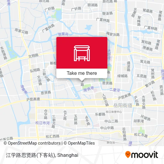 江学路思贤路(下客站) map