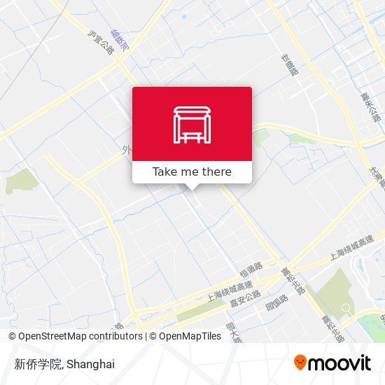 新侨学院 map