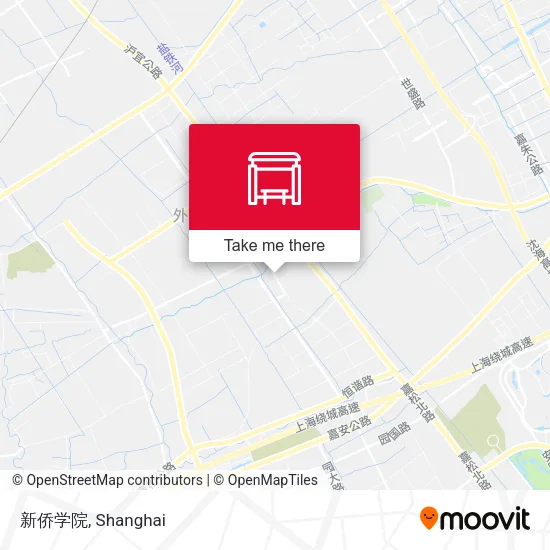 新侨学院 map