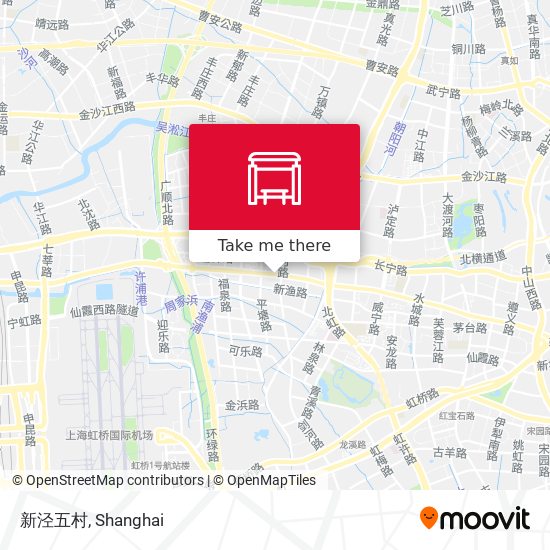 新泾五村 map
