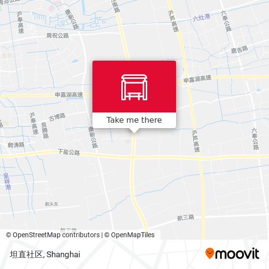 坦直社区 map