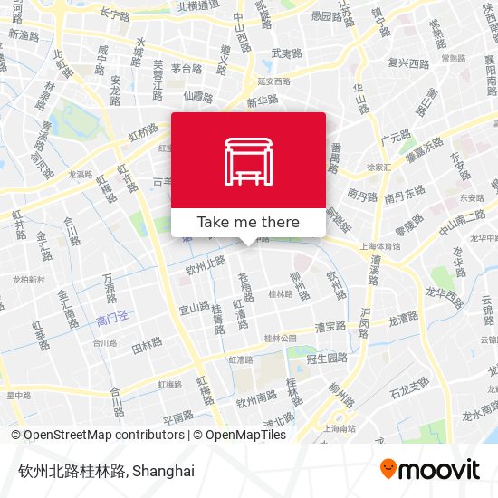 钦州北路桂林路 map