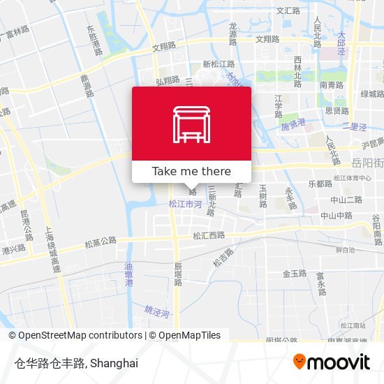 仓华路仓丰路 map