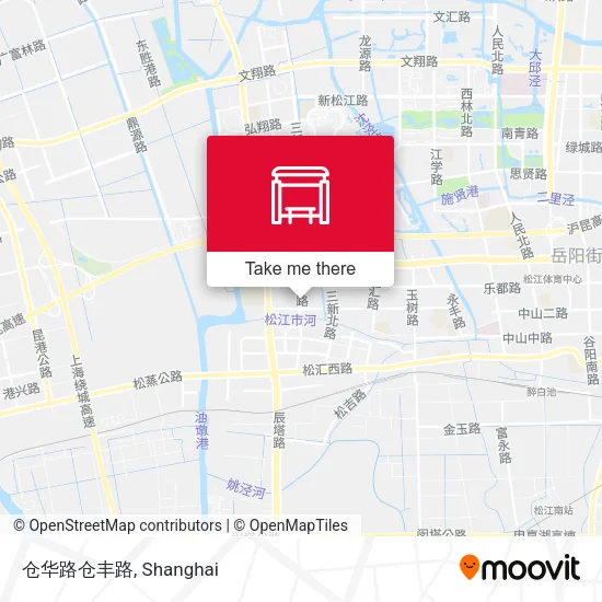 仓华路仓丰路 map