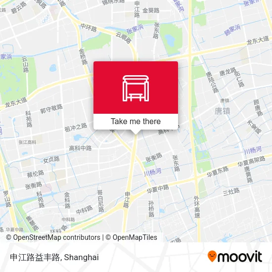 申江路益丰路 map