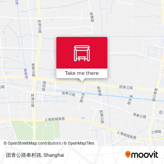 团青公路奉村路 map