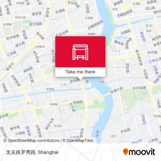 龙吴路罗秀路 map