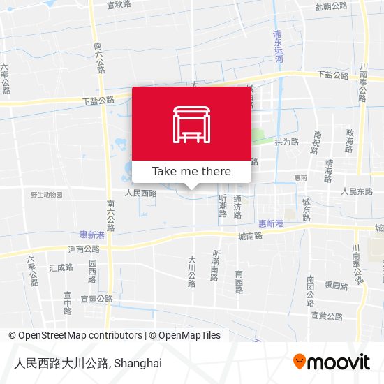 人民西路大川公路 map