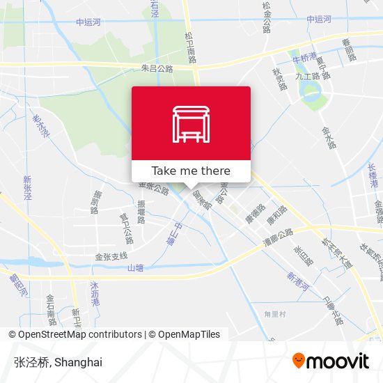 张泾桥 map