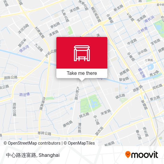 中心路连富路 map