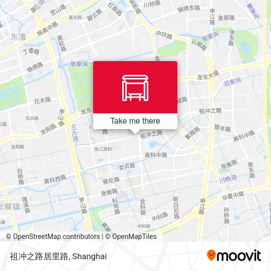 祖冲之路居里路 map