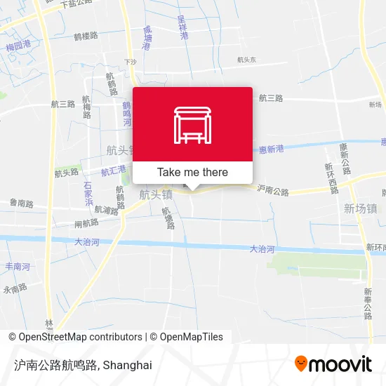 沪南公路航鸣路 map