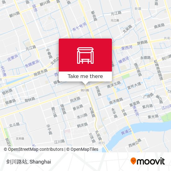 剑川路站 map