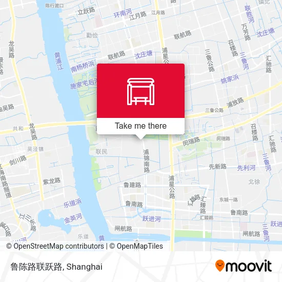 鲁陈路联跃路 map