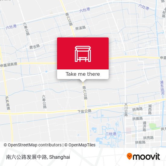 南六公路发展中路 map