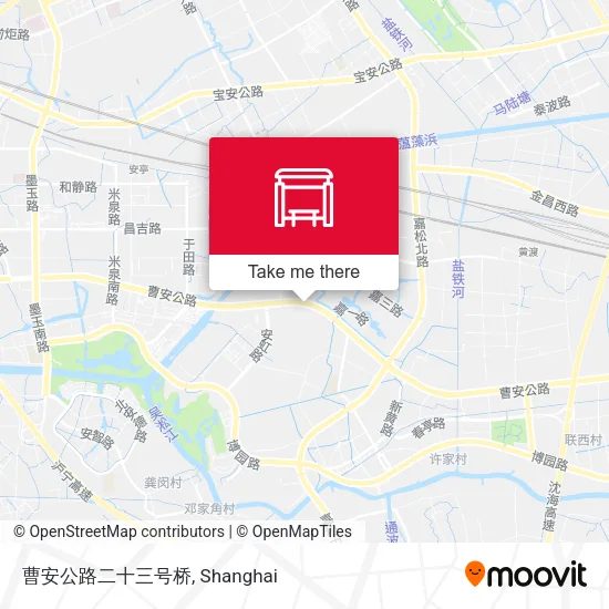 曹安公路二十三号桥 map