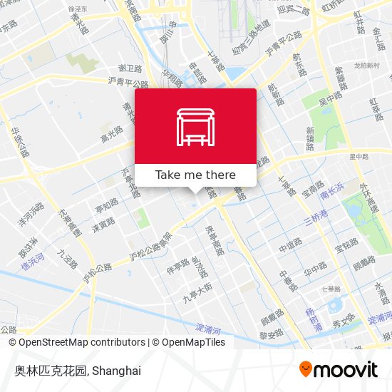 奥林匹克花园 map